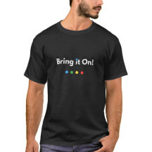 Bring It On Motivations-T-Shirt | Minimale Typogra