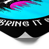 Bring It On Saint Nick Sleigh Excited Impatient Ch Poster (Ecke)