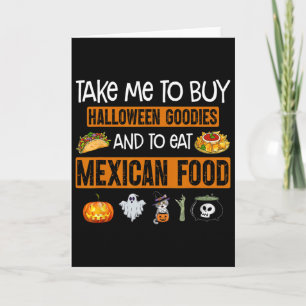 Bring mich, Halloween-Goodies zu kaufen und mexika Karte