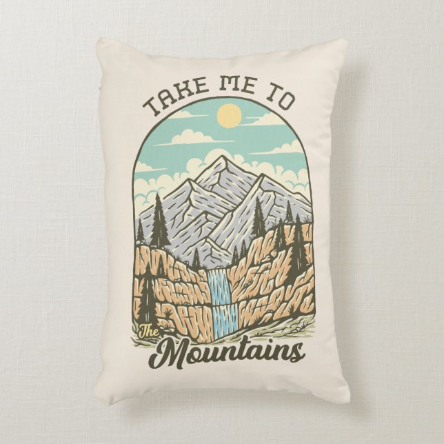Bring mich in die Berge Dekokissen (Vorderseite(Vertikal))