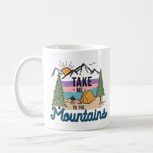 Bring mich in die Berge Kaffeetasse (Links)