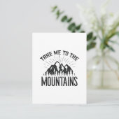 Bring mich in die Berge Postkarte (Stehend Vorderseite)