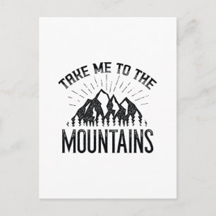 Bring mich in die Berge Postkarte