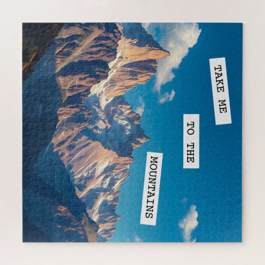 Bring mich in die Berge Puzzle (Horizontal)