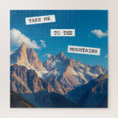 Bring mich in die Berge Puzzle (Vertikal)