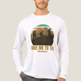"Bring mich in die Berge" Retro-Silhouette Tri-Blend Shirt