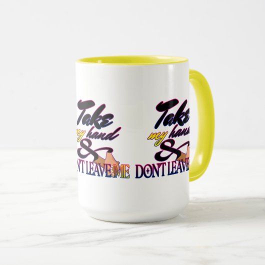 Bring mich in Sicherheit Tasse (VorderseiteRechts)