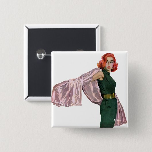 Bring mich nach Hollywood Button (Vorne & Hinten)