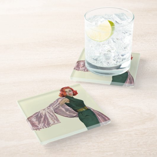 Bring mich nach Hollywood Glasuntersetzer (Schrägansicht)