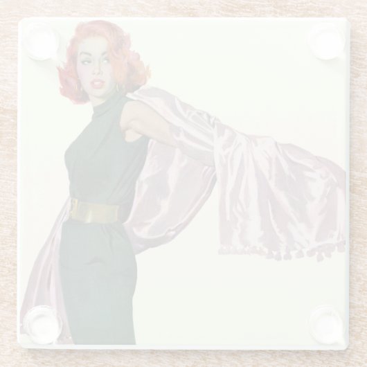 Bring mich nach Hollywood Glasuntersetzer (Rückseite)