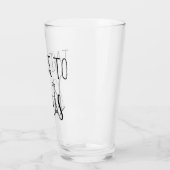 "Bring mich nach Paris" Glas (Links)