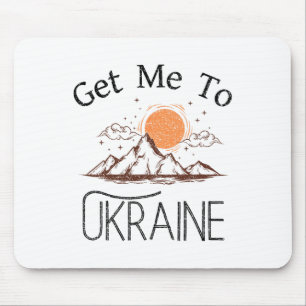 Bring mich nach Ukraine Vintage Urlaub Mousepad