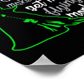 Bring mich nicht dazu, meine fliegenden Affen zu h Poster (Ecke)