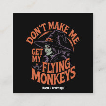 Bring mich nicht dazu, meine fliegenden Affen zur