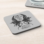 Bring mich nicht dazu, meine geflügelten Affen zu Getränkeuntersetzer (Linke Seite)