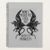 Bring mich nicht dazu, meine geflügelten Affen zu  Planer (Vorderseite)