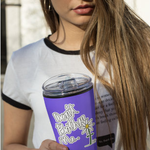 "Bring mich nicht um." Cartoon Daisy Aufkleber