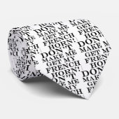 Bring mich nicht zum französischen Horn Krawatte (Gerollt)