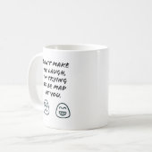 Bring mich nicht zum Lachen Kaffeetasse (Vorderseite Links)