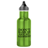 Bring mich nicht zum Saxophon Edelstahlflasche (Rechts)