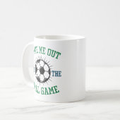 Bring mich raus zum Ballspiel Kaffeetasse (Vorderseite Links)