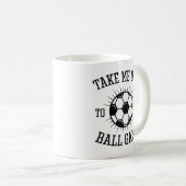 Bring mich raus zum Ballspiel Kaffeetasse (VorderseiteRechts)