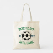Bring mich raus zum Ballspiel Tragetasche (Rückseite)