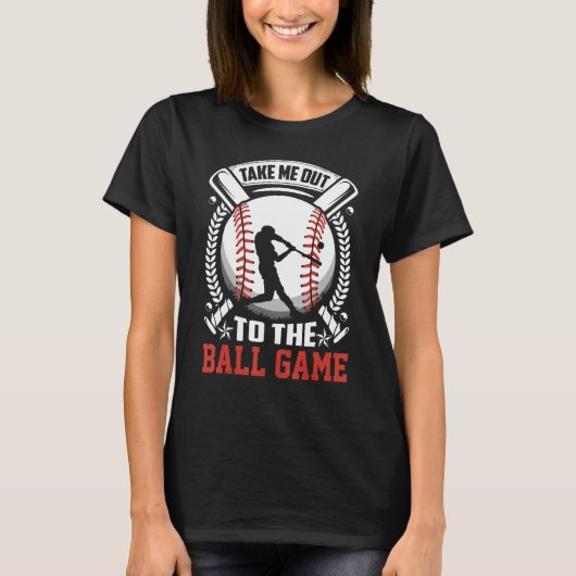Bring mich raus zum Baseball T-Shirt (Vorderseite)
