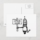Bring mich zu deinem Leiter Postkarte (Vorne/Hinten)