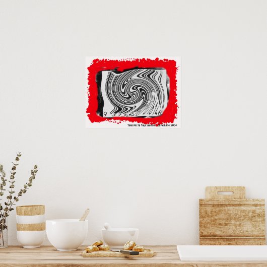 Bring mich zu deinem Scanner. Poster (Küche)