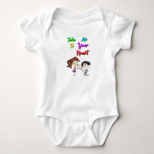 Bring mich zu deinen Herzvalentinen Baby Strampler