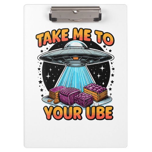 Bring mich zu deiner Ube Klemmbrett (Vorderseite)