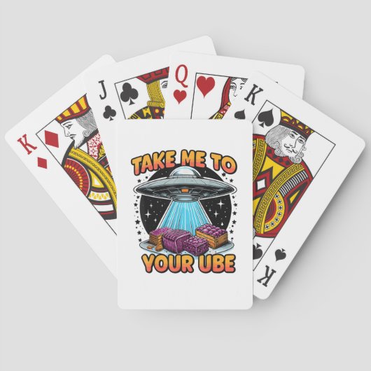 Bring mich zu deiner Ube Spielkarten (Rückseite)