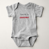 Bring mich zu Omas Baby Strampler (Vorderseite)