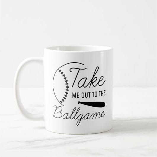 Bring mich zum Ballspiel Kaffeetasse (Links)