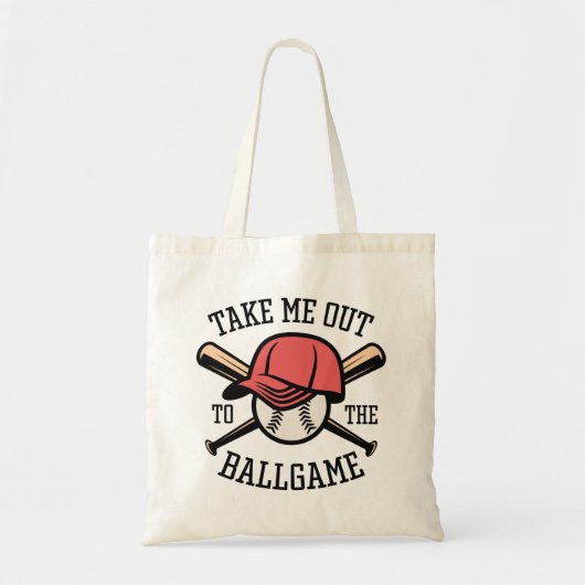 Bring mich zum Ballspiel Tragetasche (Vorne)