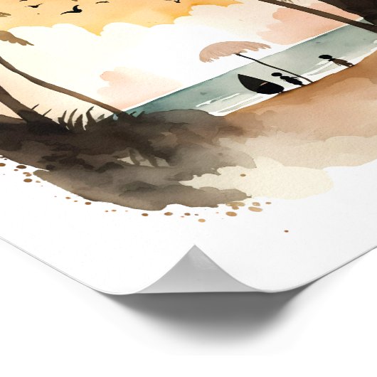 Bring mich zum Beach Poster (Ecke)