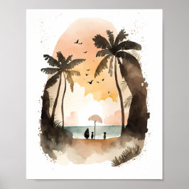 Bring mich zum Beach Poster