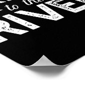 Bring mich zum Fluss - Lustiger Boots-Spruch Poster (Ecke)