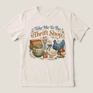 Bring mich zum Second-Hand-Laden Vintage-Liebhaber Tri-Blend Shirt