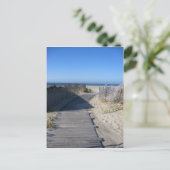 Bring mich zum Strand! Postkarte (Stehend Vorderseite)