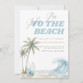 Bring mich zum Strand Sommer-Surf Küste Einladung (Vorderseite)