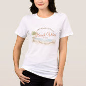 Bring mich zum Strand Tri-Blend Shirt (Vorderseite)