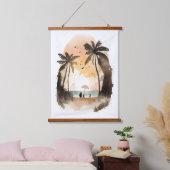 Bring mich zum Strand Wandteppich Mit Holzrahmen (Schlafzimmer)