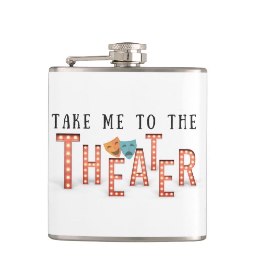 Bring mich zum Theater Flachmann (Vorderseite)