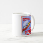 Bring mich zum Zirkus (Zirkuszug) doppelseitig Kaffeetasse (VorderseiteRechts)