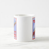 Bring mich zum Zirkus (Zirkuszug) doppelseitig Kaffeetasse (Mittel)