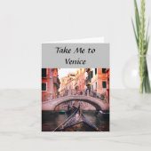 Bring mich zur Grußkarte von Venedig Karte (Vorderseite)