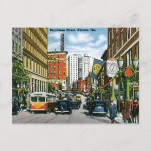 Bring mich zurück ins alte Atlanta Postkarte