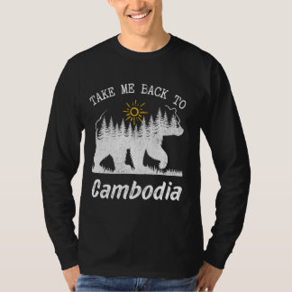 Bring mich zurück nach Kambodscha Vintage Kambodsc T-Shirt
